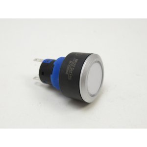 LED Druckschalter 250VAC/3A &Oslash;22, ein-/ausrastend, RGB IP6, 1&Ouml;+1S