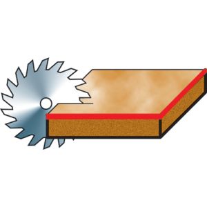 Besäum- und Fertigungsschnitt-Kreissägeblatt Ø 350 mm - Kreissägeblatt für Holzbearbeitungsmaschinen