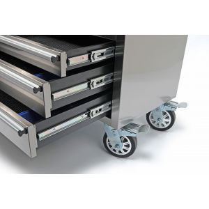 Edelstahl-Werkstattwagen-mit-90-%-ausziehbaren-Schubladen-und-massivholz-arbeitsplatte