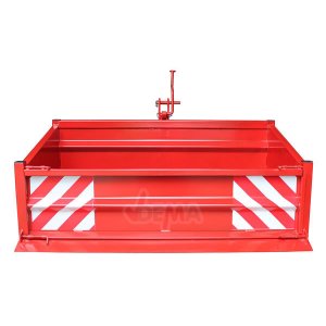Heckcontainer Typ 1500 S / K1- rot
