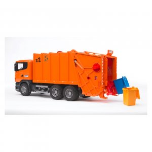 BRUDER Kinder Spielzeug Sacania R-Serie Müll LKW Müllauto Müllfahrzeug / 03560