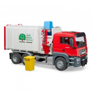 BRUDER Spielzeug MAN TGS Seitenlader Müll-LKW Müllauto Müllabfuhr Laster / 03761