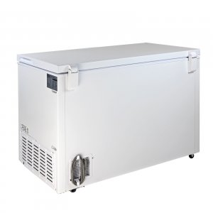 Gefriertruhe Tiefkühltruhe Kühltruhe mit Gefrierkorb DGT 308 L 155 W weiß