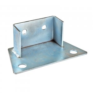 Regalzubehör Metall Fußplatte für Schwerlastregal Regal Zubehör 17x9,5x6,5cm