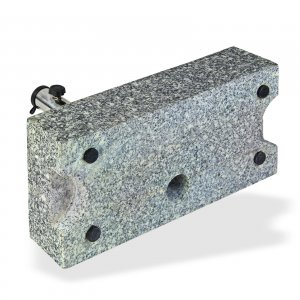 Sonnenschirmständer halb 25 kg Granit