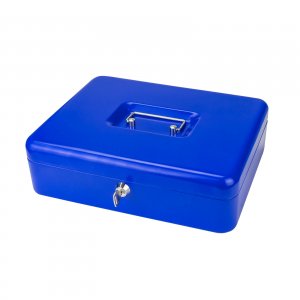 Geldkassette mit Münzbrett DGK300 blau