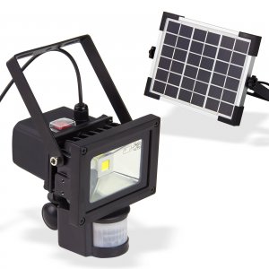 Solar LED-Strahler mit Bewegungsmelder 10 Watt