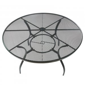 Streckmetalltisch Metalltisch Gartentisch Tisch rund "Las Vegas" 120 x 71 cm