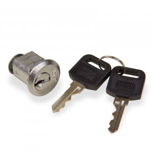 Schloß mit Riegel + 2 Schlüssel 17,9x13,4x19,5 mm für Metall Spind 40556 + 40553