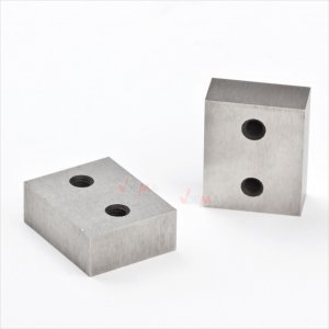 Paar Schneidplatten mit Gewindebohrungen für Baustahl Schneider Art. 25092