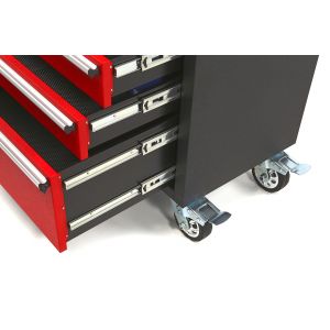 Werkstattwagen mobile Werkbank mit 6 Schubladen und Hozplatte