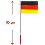 Deutschlandflagge Deutschlandfahne Deutschland Fahne Flagge Teleskop 20 - 50 cm