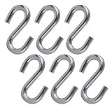 drehen-fraesen-bohren.de S-Haken 40 mm verzinkt 6er Pack