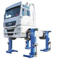 drehen-fraesen-bohren.de 4 Säulenhebebühne für LKW max. 22 To. LKW Radgreifanlage 4 St. (für 2 Achsen)