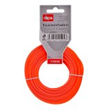 Trimmerfaden 2,40 mm x 15 m vierkant