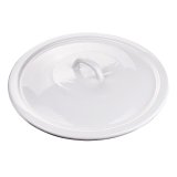 Deckel f&uuml;r Wassereimer 10 Ltr. emailliert wei&szlig;