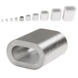 Aluminium Pressklemmen 4 mm (100 St&uuml;ck)