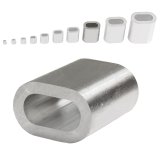 Aluminium Pressklemmen 8 mm (100 St&uuml;ck)