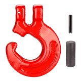 Schlinghaken Forsthaken Kuppelschlitzring 8 mm f&uuml;r Forstkette Chokerkette G 8