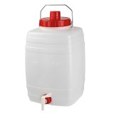 Mostfass Getr&auml;nkefass G&auml;rfass Maischefass Weinfass Fass 15 L mit Auslaufhahn