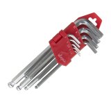 Winkelschl&uuml;ssel Innensechskant/Kugelkopf Satz 9tlg