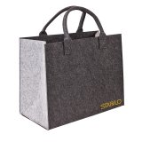 Filztasche Shopper XL hellgrau/anthrazit