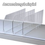 Fachteiler KD f&uuml;r verschiedene Regaltiefen