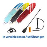 Verschiedene SUP Stand Up Paddle Board Surfboard aufblasbar + Paddel + Zubeh&ouml;r