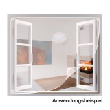 Magnet Fliegengitter Fiberglas 130x150 cm wei&szlig;