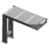 Verbindungsrollenbahn 390 mm, Zufuhrseite, f&uuml;r 60&deg;-Schnitte