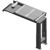 Verbindungsrollenbahn 390 mm, Abfuhrseite, f&uuml;r 60&deg;-Schnitte