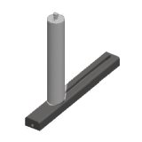 seitliche F&uuml;hrungsrolle 200 mm, beweglich