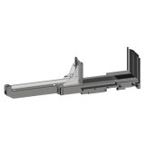 Hydraulikschraubstock hinter dem Schnitt