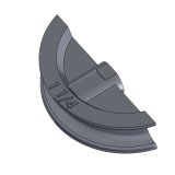 Graugu&szlig;-Biegesegment 1 1/4"
