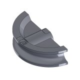 Graugu&szlig;-Biegesegment 1 1/2"