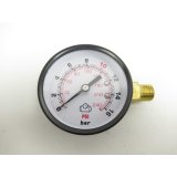 Manometer &Oslash;63, G1/4", 0-16BAR 9052259 / Anschluss seitlich, links