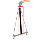 Vierkantrohr PK 2 RAL9005