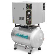 AIRPROFI 853/270/10 H Silent - Stationärer Kolben-Kompressor im Schalldämmgehäuse auf horizontalem Druckluftbehälter