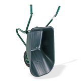 Schubkarre Gartenschubkarre Gartenkarre mit Kunststoffwanne grün 85 L Liter
