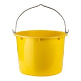 Baueimer 20 Liter kranbar gelb