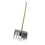 Schneeschieber Alu/Holz 50x36x136