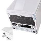 Vollraumkühlschrank Kühlschrank DKS240 237 L weiß 5 Fächer 1 Schublade