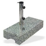 Sonnenschirmständer halb 25 kg Granit
