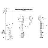 Heck - Dreipunktaufnahme für Kleintraktor Kat 1