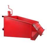Traktor Heckcontainer Heckmulde Transportcontainer Mulde Container 120 cm rot
